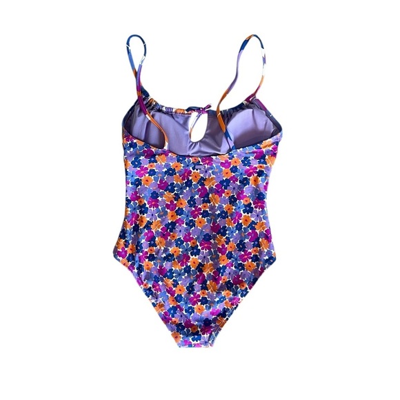 Roxy Daisy Days Keyhole One Piece Swimsuit Size Medium NWT - Picture 5 of 12